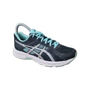 Asics Gel Contend 3 Shoes Black Lime‎ Green Womens size 6.5 Running Sneakers